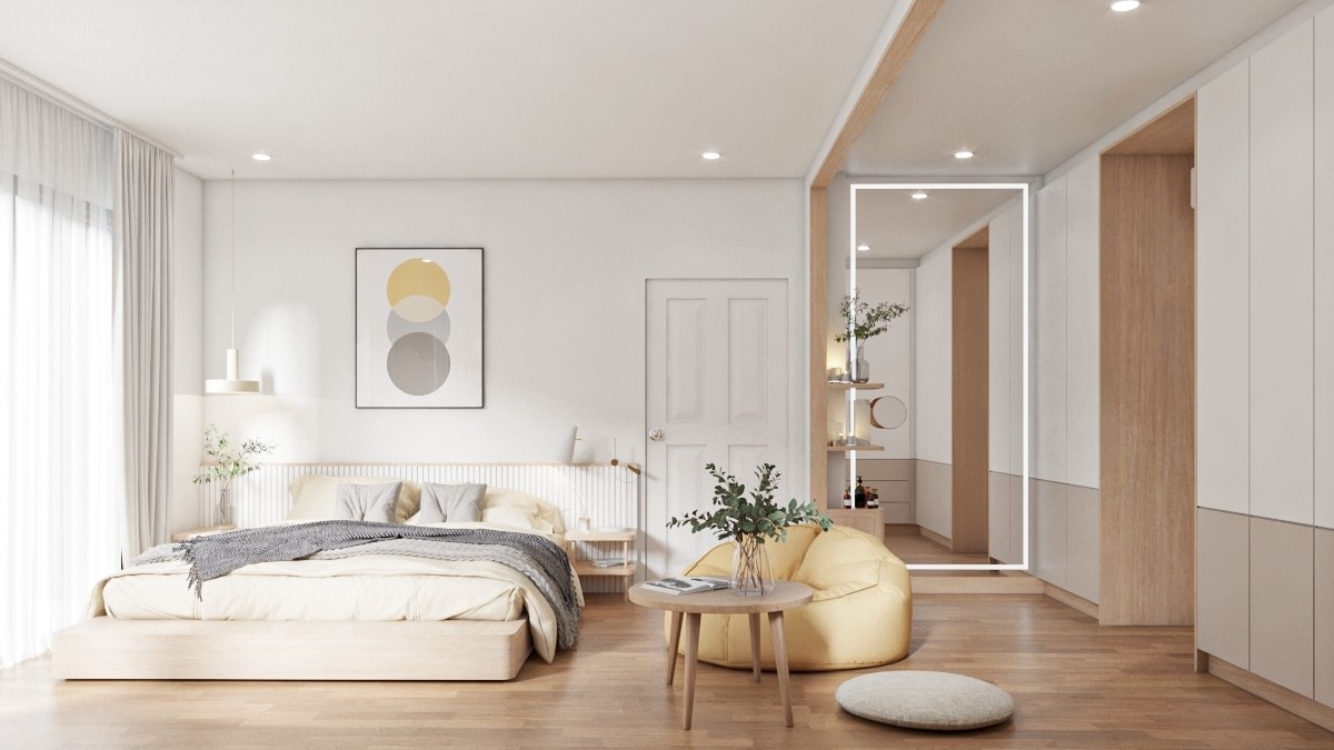 Project : MASTER BEDROOM-PRIVATE HOUSE – Uneed Interior